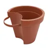 Blumentopf für Regenrohr - terracotta - Fallrohr Pflanztopf Produktbild-Vorschau 4