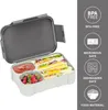 Brotdose Kinder Bento-Box 900ml Auslaufsicher Fächern für Produktbild-Vorschau 4