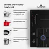 Klarstein dvojitá indukční a plynová varná deska, 7 kW plný Náhled obrázku produktu 6