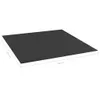 vidaXL Fodera per sabbiera nera 120x110 cm Anteprima dell’immagine prodotto 5
