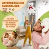 Children playing with teddy bears in a nursery setting, with confetti falling. Anteprima dell’immagine prodotto