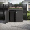 ML-Design Mülltonnenbox 4er mit Pflanzdach für 4 Produktbild-Vorschau 9