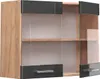 Kuchynská sklenená skrinka Vicco R-Line Antracit vysoký Náhľad obrázku produktu 4