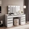 Kosmetiktisch BELLA DOPPIO mit Spiegel und LED-Beleuchtung Produktbild-Vorschau 1