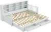Divano letto Sweiko in legno massiccio 90/180x190 cm, Anteprima dell’immagine prodotto 7