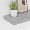 vidaXL Étagère suspendue gris béton 60x23,5x3,8 cm MDF Voir les images du produit 4