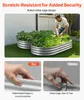 SucceBuy Hochbeet aus Metall 1800x900x290 mm, Pflanzbeet Produktbild-Vorschau 4