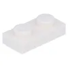 A single white LEGO brick with two studs. Produktbild-Vorschau