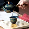 Čínská čajová sada Gongfu, porcelán, přenosná sada konvic s Náhled obrázku produktu 5