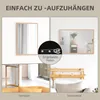 Wandspiegel 50x70 cm mit Holzoptik-Rahmen, einfache Montage Produktbild-Vorschau 5