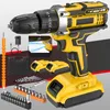 Akku-Schlagbohrmaschine, 21-V-Akku-Schrauber, inklusive 2 Produktbild-Vorschau 3