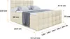 ALTDECOR Boxspringbett mit Matratze und Lattenrost  - APO Produktbild-Vorschau 5