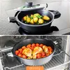 DIVORY Schmorpfanne 28cm Induktion, Servierpfanne mit Produktbild-Vorschau 6