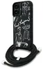Etui Karl Lagerfeld Crossbody zrnitý vzor a logo Do Iphone Náhľad obrázku produktu 1