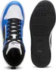 Puma Rebound V6 Mid Jr White-Black-Racing Blue Größe EU Produktbild-Vorschau 5