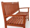 CASARIA® Gartenbank 3-Sitzer Wetterfest Eukalyptus Holz Produktbild-Vorschau 7