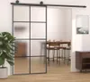 vidaXL Schiebetür mit Beschlag 102,5x205 cm ESG-Glas & Produktbild-Vorschau 1