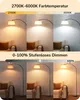 EDISHINE Stehlampe Dimmbar Wohnzimmer, Bogenlampe 143-176 Produktbild-Vorschau 2