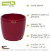 Keramik Hydro Blumentopf Venus 18/12 weinrot Ø 20,0 cm H Produktbild-Vorschau 3