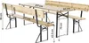 Gartenmöbel-Set "Lisbonne" aus Holz mit Rückenlehne – 220 Produktbild-Vorschau 4