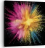 Bild auf Leinwand - Leinwandbild - Einteilig - Bunt Staub Produktbild-Vorschau 1