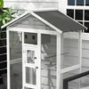 Cage à oiseaux PawHut en bois, volière pour perruches avec Voir les images du produit 9