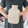 Wärmeflasche mit kuscheligem, beigefarbenem Strickbezug Produktbild-Vorschau 2