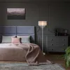 Lampa stojąca Relaxdays Kristall, klosz z organzy, okrągła Podgląd zdjęcia produktu 5
