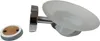 3er Set Toilettenpapierhalter Seifenschale Wandhaken Metall Produktbild-Vorschau 4
