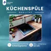 VBChome Granitspüle 50 x 48 cm Schwarz mit Armatur Produktbild-Vorschau 8
