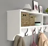 STSTANLEY nástěnný věšák s policí 120 cm, bílá Náhled obrázku produktu 4
