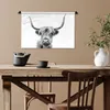 MuchoWow® Wandteppich Wandbehang Scottish Hochlandrind - Produktbild-Vorschau 6