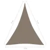 vidaXL Voile d'ombrage Oxford Tissu Triangulaire 4x5x5 m Voir les images du produit 12