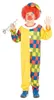 Witziges Clown-Kinderkostüm kariert gelb-bunt - 134/140 Produktbild-Vorschau 1