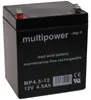 Powery batterie au plomb (multipower) MP4,5-12 Voir les images du produit 1