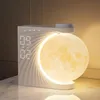 Mondlampe mit Tageslichtwecker, 2 Wecker, Mondlicht RGB 8 Produktbild-Vorschau 1