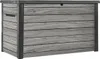A storage box with a wood-like texture. Produktbild-Vorschau