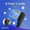 Retevis Funkgerät Headset 2 Pin Schallschlauch Kopfhörer Produktbild-Vorschau 4