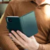 Selencia Echtleder Klapphülle Samsung Galaxy S20 FE - Grün Produktbild-Vorschau 5