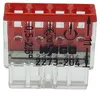 Steckklemme, 4 x 05-25mm², transparent, WAGO 2273 Produktbild-Vorschau 10