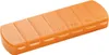 An orange pill organizer with compartments for each day of the week. Anteprima dell’immagine prodotto