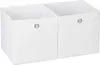 Lot de 6 boîtes de rangement en tissu, carrées, pour Voir les images du produit 1