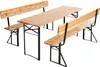 Set di brasserie con tavolo da 180 cm e panche con Anteprima dell’immagine prodotto 1