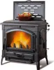 Stufa a legna nera da 11,9kw Nordica extraflame 7119111 Anteprima dell’immagine prodotto 1