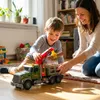 Malplay Lastwagen mit Kran Holzballen Light Sound Moving Produktbild-Vorschau 12