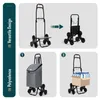 VOUNOT® Einkaufstrolley Treppensteiger, Hackenporsche Produktbild-Vorschau 5
