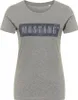 MUSTANG Damen, T-Shirt Alina C Logo Tee, S, Grau, sport, Produktbild-Vorschau 7