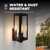 Ledvion applique murale noir 60W E27 IP44 dimmable Voir les images du produit 3