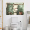 MuchoWow® - Leinwandbilder - Vintage - Toilette - Produktbild-Vorschau 3