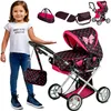 Kinderplay Puppenwagen 3-in-1 – Gondel, Sportwagen und Produktbild-Vorschau 1